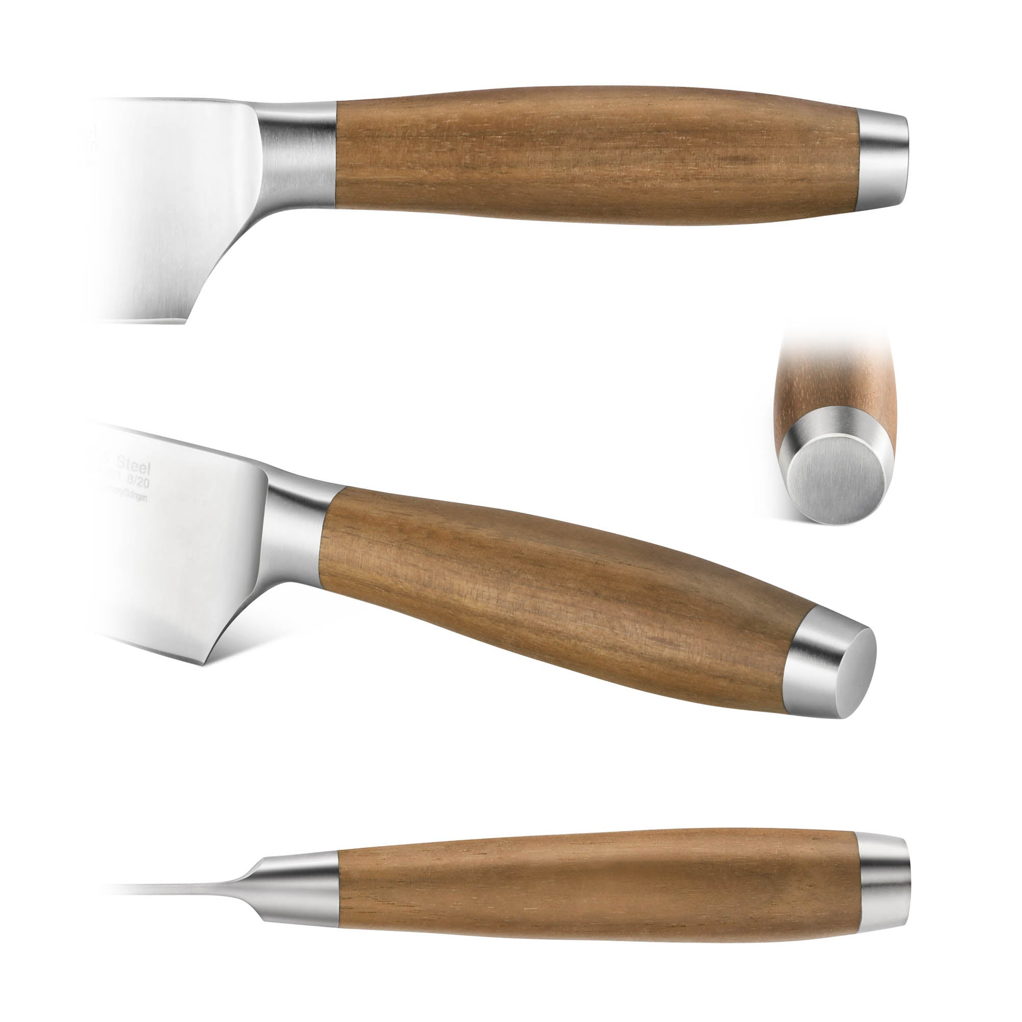 Prazision Series 8-Inch Chef's Knife, German MA5 Steel, Dark Walnut Handle, 1026351