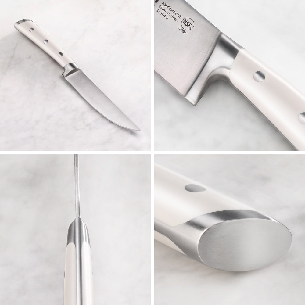 Cangshan NAKA Series 503121 X-7 Steel Forged 5-inch Fine-Edge Steak Knife  with Sheath