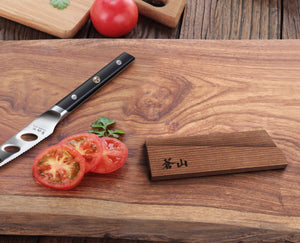 Magnetic Wooden Kitchen Knives Scabbard Blade Cover Protective Knives Sheath