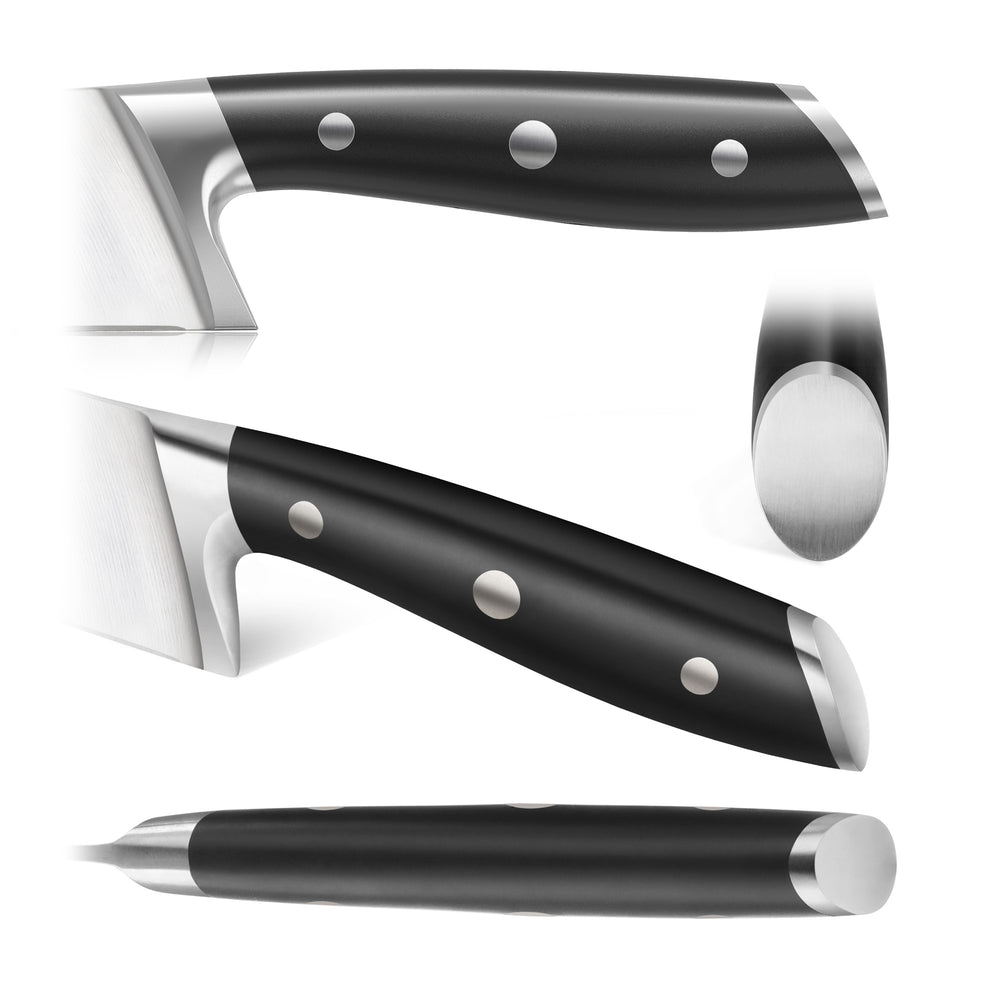 Paring Knife Set: (3) 3.5 Paring Knives & Sheaths & Soft Handles!  #CWB02111