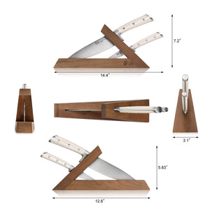 S1 Series 3-Piece TAI Knife Block Set, Forged German Steel, Walnut Blo –  Cangshan Cutlery Company