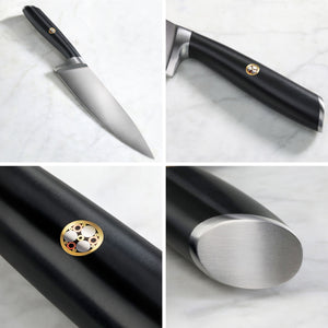 
                  
                    Load image into Gallery viewer, Cangshan L Series 1026870 German Steel Forged 8&amp;quot; Chef&amp;#39;s Knife, Black
                  
                