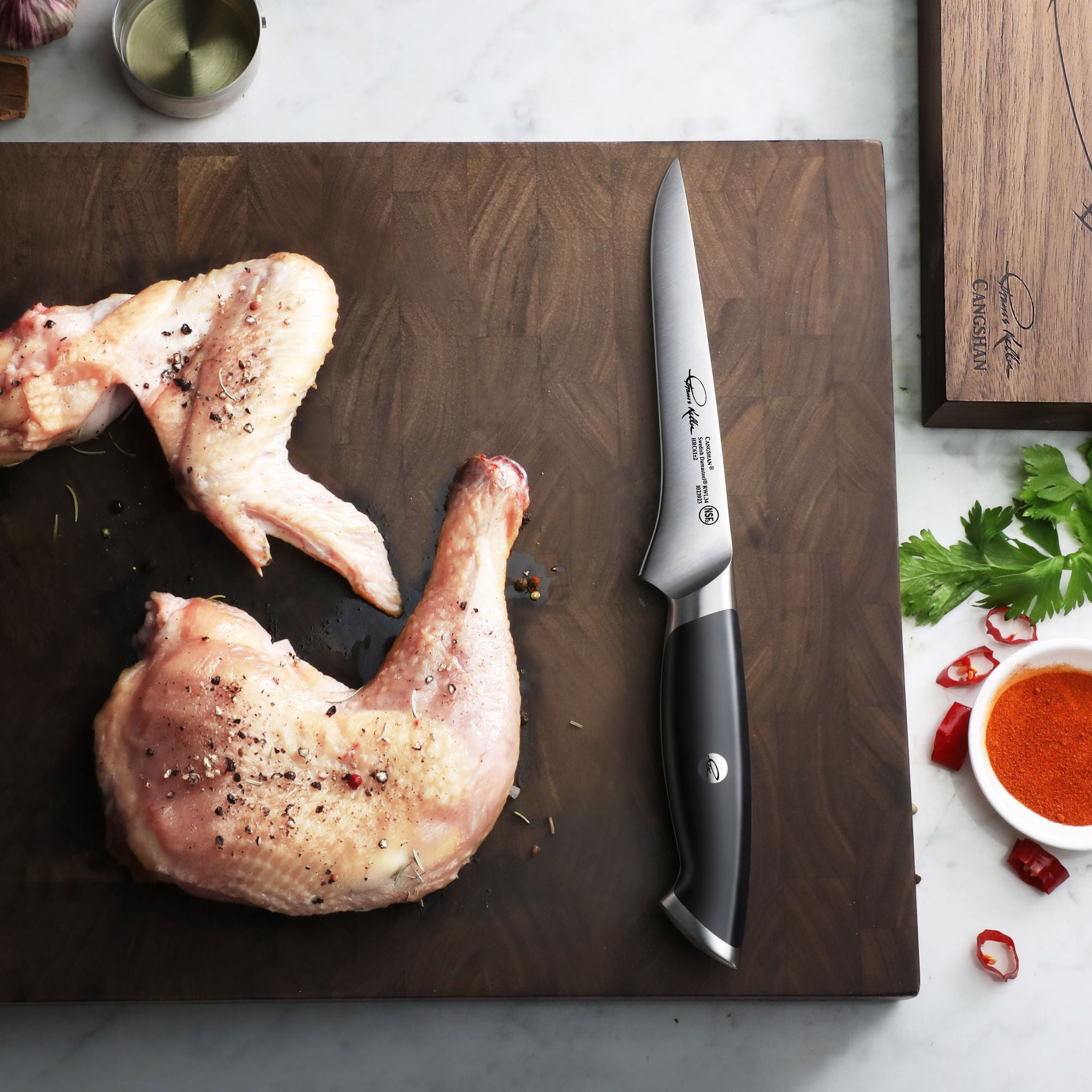 TKSC 6-Inch Boning Knife, Forged Swedish Powder Steel, Thomas Keller Signature Collection, 1023923