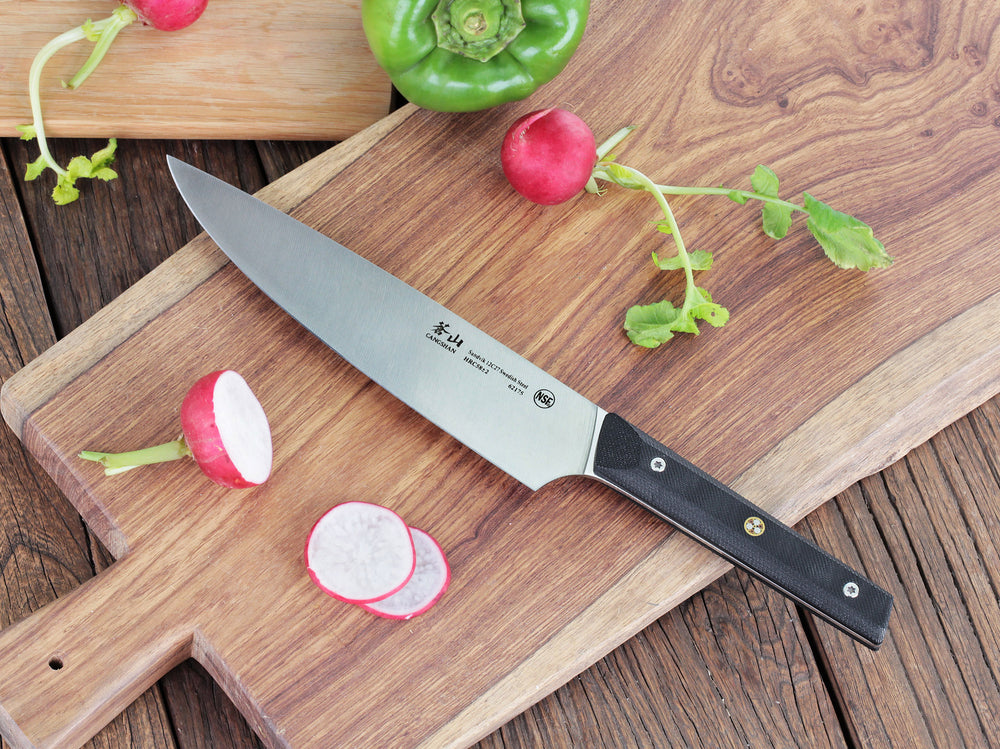 
                  
                    Load image into Gallery viewer, Cangshan TG Series 62175 Swedish 12C27M Steel 8-inch Chef&amp;#39;s Knife
                  
                