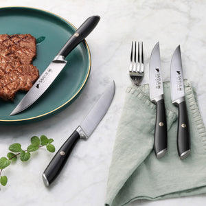 Fine Edge Steak Knife Set by Messermeister — The Grateful Gourmet