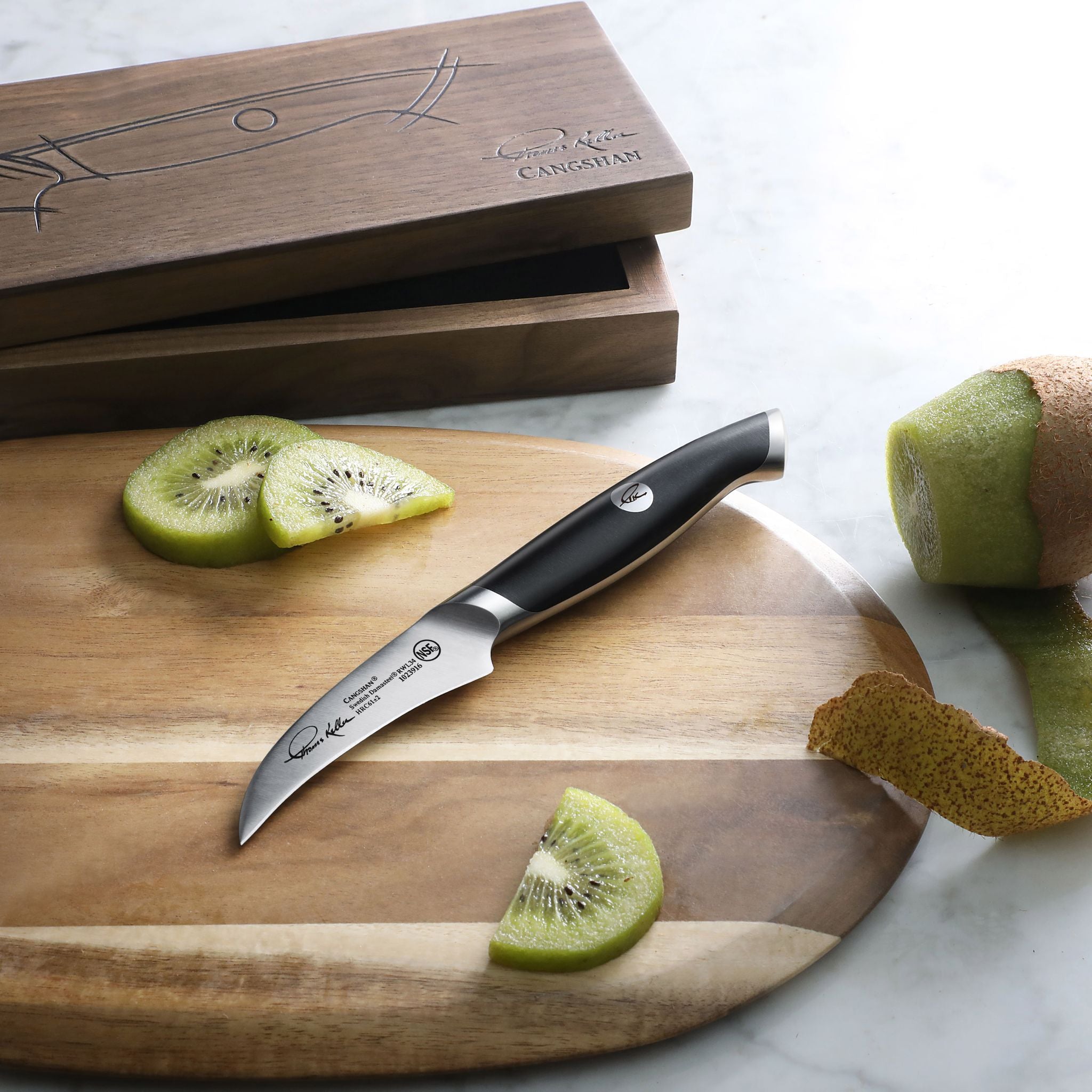TKSC 2.75-Inch Peeling Knife, Forged Swedish Powder Steel, Thomas Keller Signature Collection, 1023916