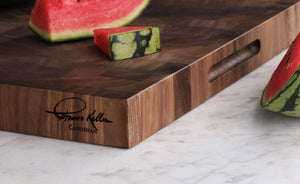 
                  
                    Load image into Gallery viewer, TKSC Walnut End-Grain Cutting Board, 14x20x1.5&amp;quot;, Thomas Keller Signature Collection, Crafted in USA, 1024104
                  
                