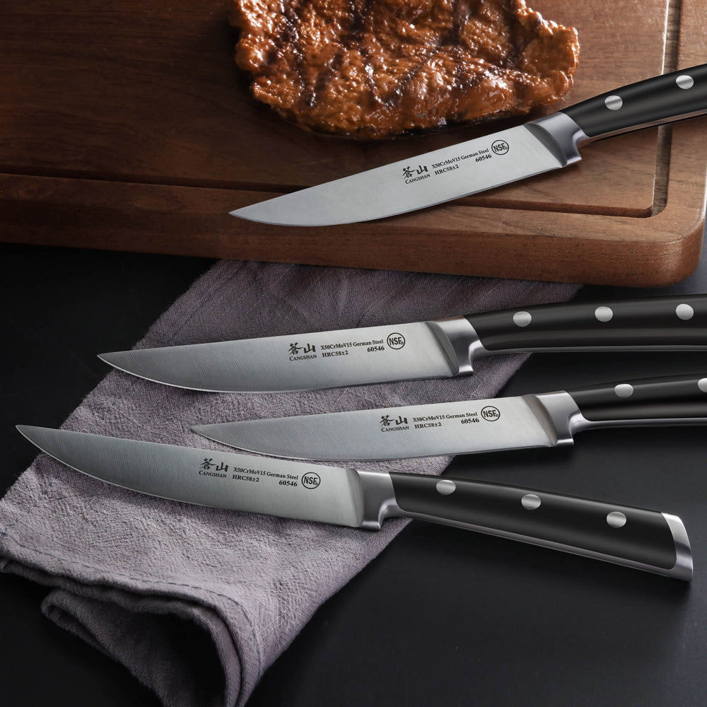 COPENHAGEN steak knives in stainless steel