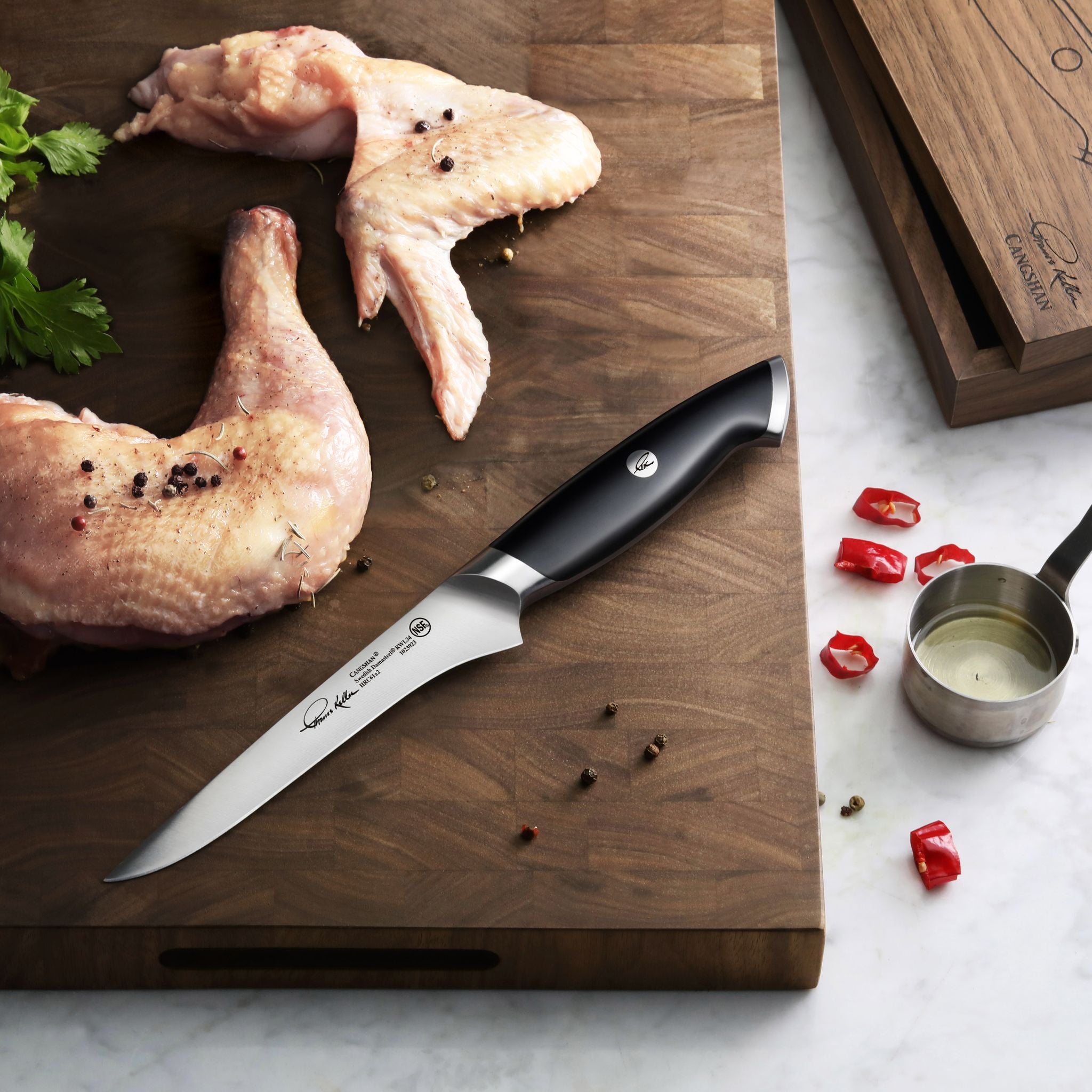 TKSC 6-Inch Boning Knife, Forged Swedish Powder Steel, Thomas Keller Signature Collection, 1023923