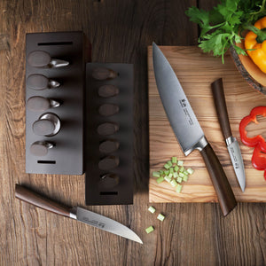 
                  
                    Load image into Gallery viewer, A Series Swedish Steel Forged 16-Piece Knife Block Set, 60218
                  
                