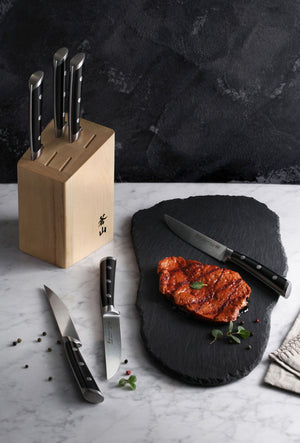 TC Series 6-Piece Steak Knife Block Set, Forged Swedish 14C28N Steel –  Cangshan Cutlery Company