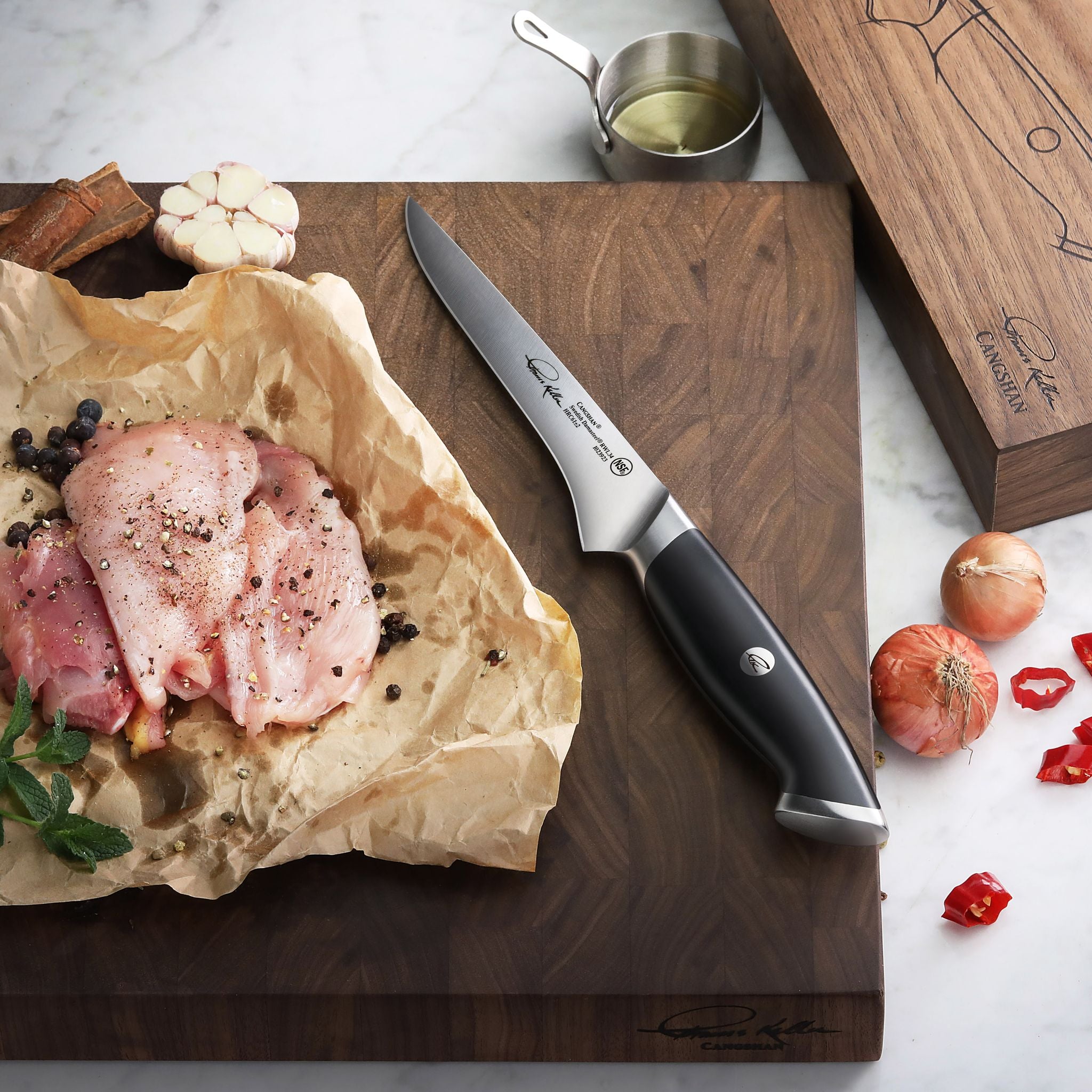 TKSC 6-Inch Boning Knife, Forged Swedish Powder Steel, Thomas Keller Signature Collection, 1023923