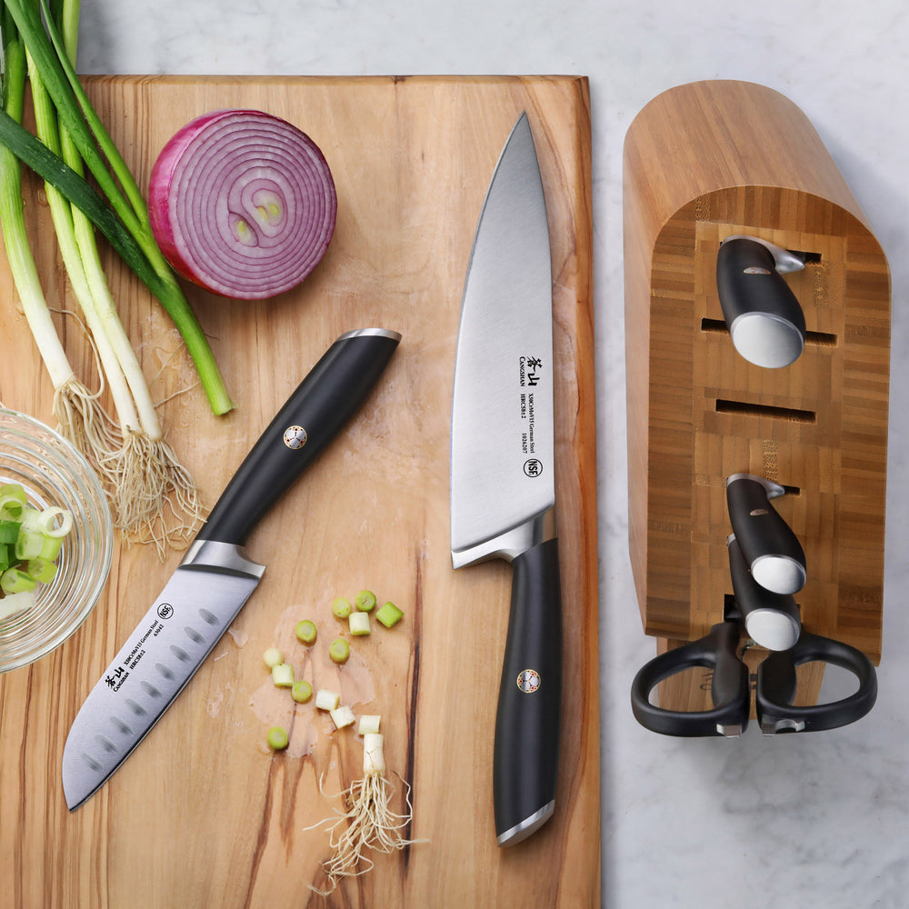 HORIZON Series 7-Piece Travel Knife Set with Black Bag, Swedish 14C28N –  Cangshan Cutlery Company