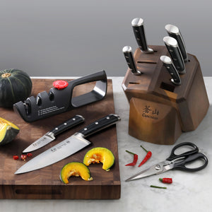 
                  
                    Load image into Gallery viewer, Cangshan S Series 1026146 German Steel Forged 10-Piece Knife Block Set
                  
                