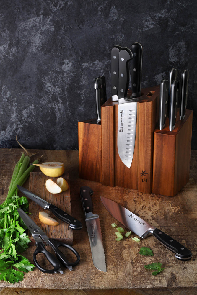 Kitchen Knife Set With Magnetic Block - Schnee