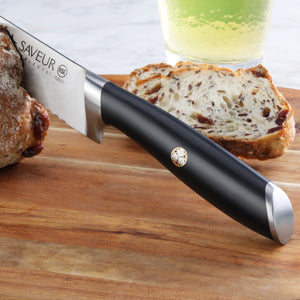 
                  
                    Load image into Gallery viewer, Saveur Selects 8-Inch Bread Knife, Forged German Steel, 1026221
                  
                
