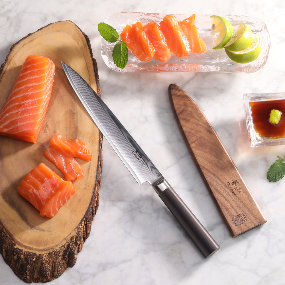 Forging Sushi Knife And Kitchen Knife Case Set Sashimi Knife - Temu