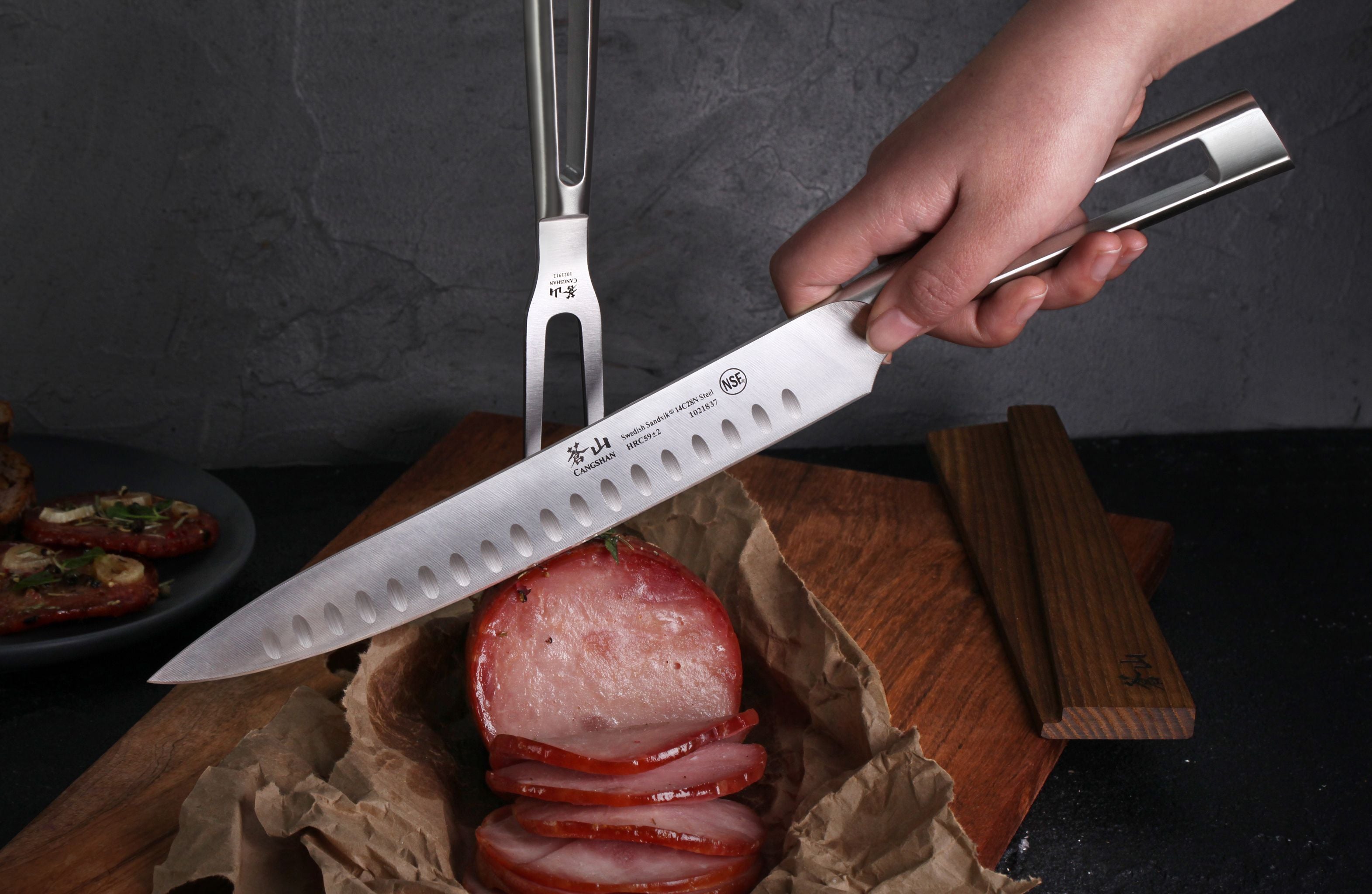 TN1 Series 11-Inch Carving Fork, Forged Stainless Steel, 1021912