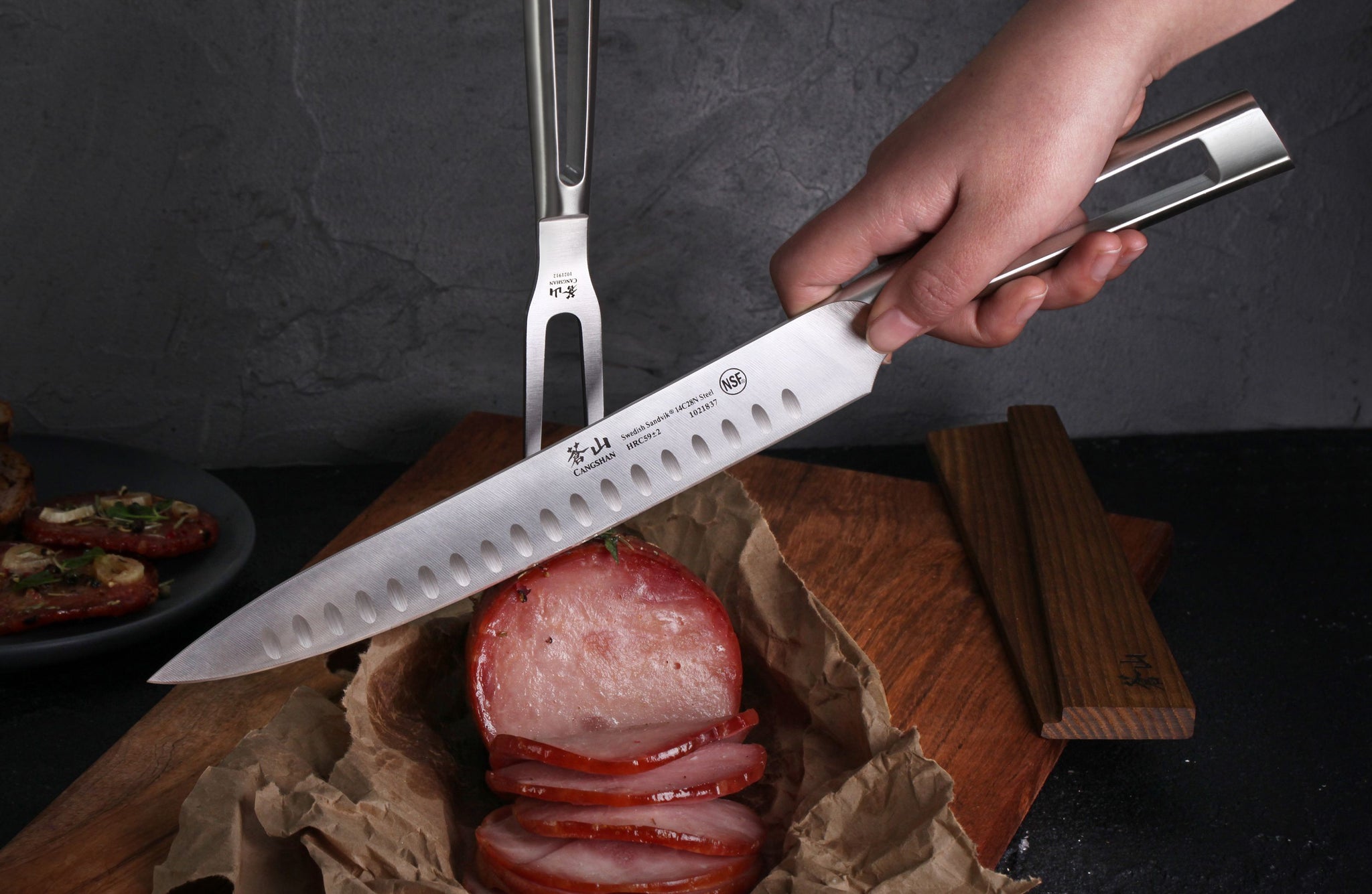 TN1 Series 11-Inch Carving Fork, Forged Stainless Steel, 1021912