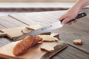 
                  
                    Load image into Gallery viewer, TG Series 10.25-Inch Bread Knife, Swedish 12C27M Steel, 62199
                  
                