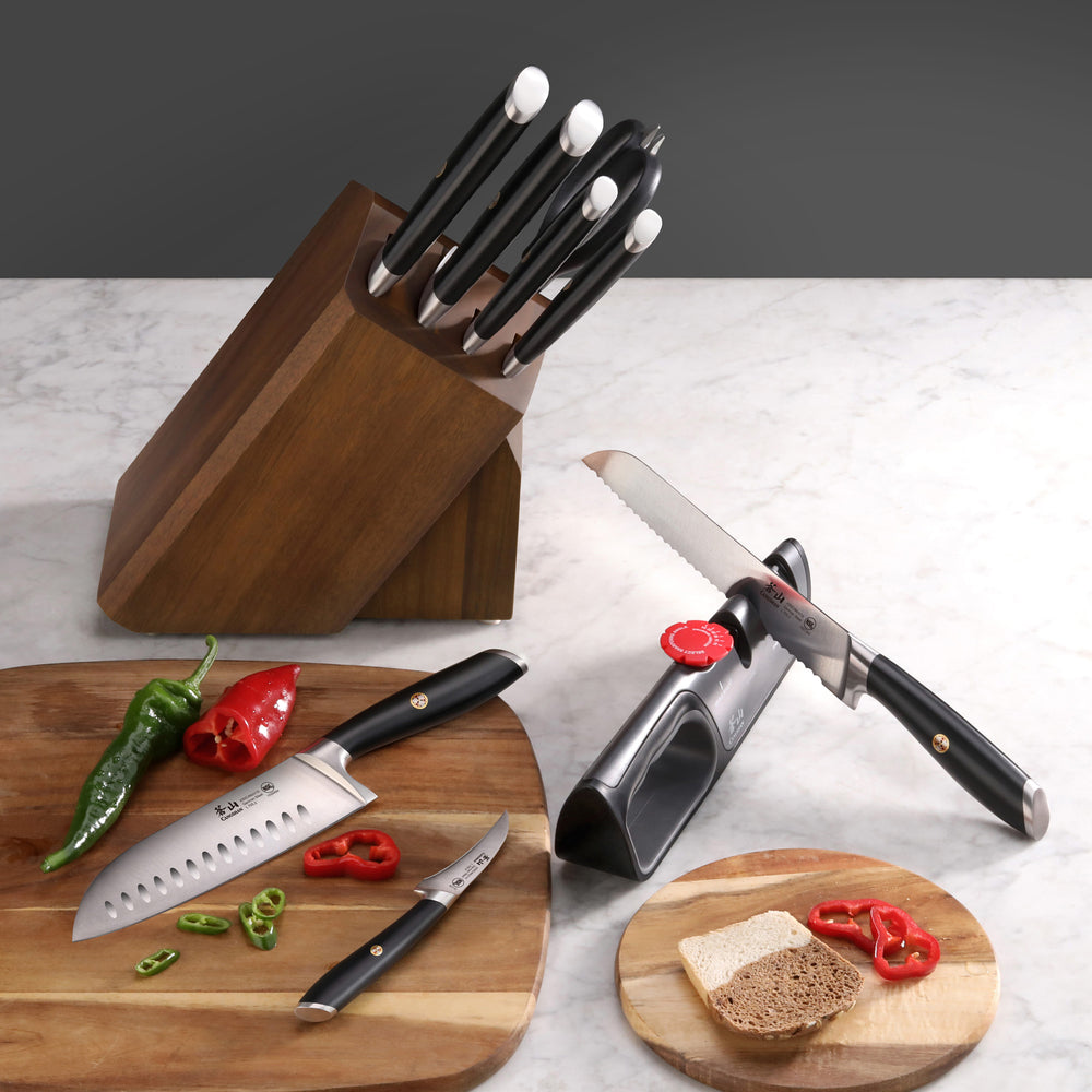 L Series 10-Piece Knife Block Set, Forged German Steel, Black, 1027440 –  Cangshan Cutlery Company