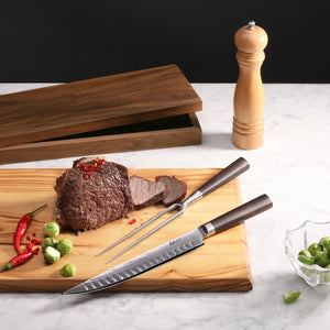 Best Meat Slicing Knives for Retail Damascus Carving Knife Manufacturer