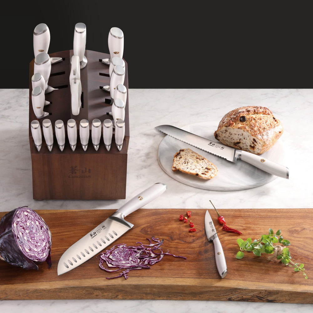 
                  
                    Load image into Gallery viewer, Cangshan L/L1 Series German Steel Forged 23-Piece Classic Knife Block Set
                  
                