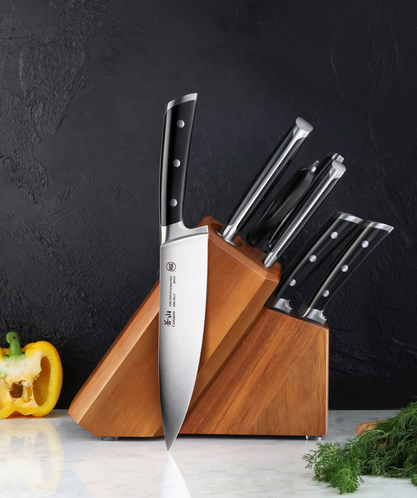 12-Piece Stainless Steel Kitchen Knife Set