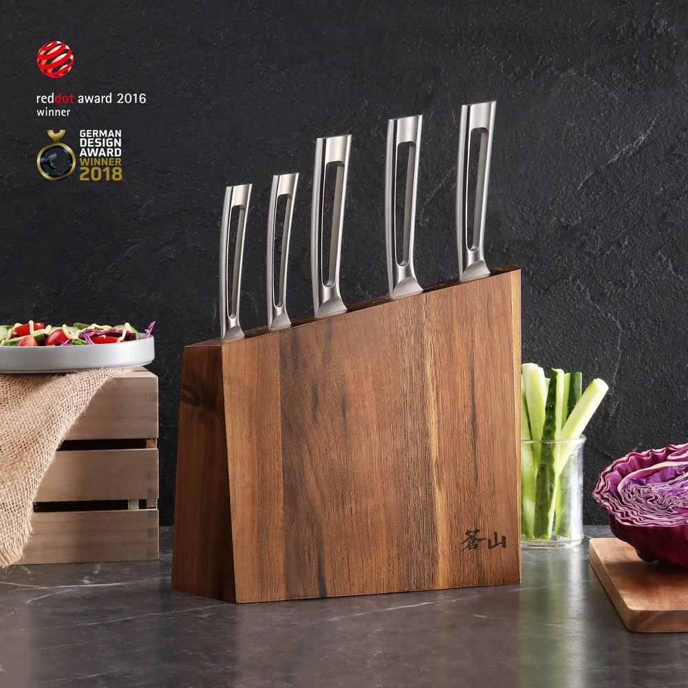  Cangshan NAKA Series 503091 Swedish 14C28N Steel 6-inch Meat  Cleaver with Sheath : Home & Kitchen