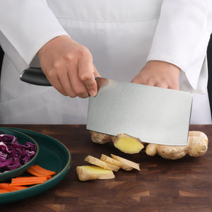 
                  
                    Load image into Gallery viewer, Saveur Selects 1026290 German Steel Forged 2-Piece Cleaver Set
                  
                