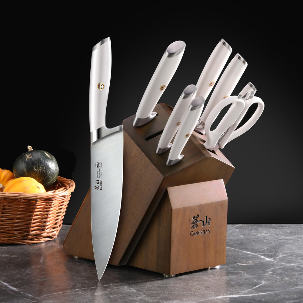 
                  
                    Load image into Gallery viewer, L1 Series 10-Piece Knife Block Set, Forged German Steel, 1027532
                  
                