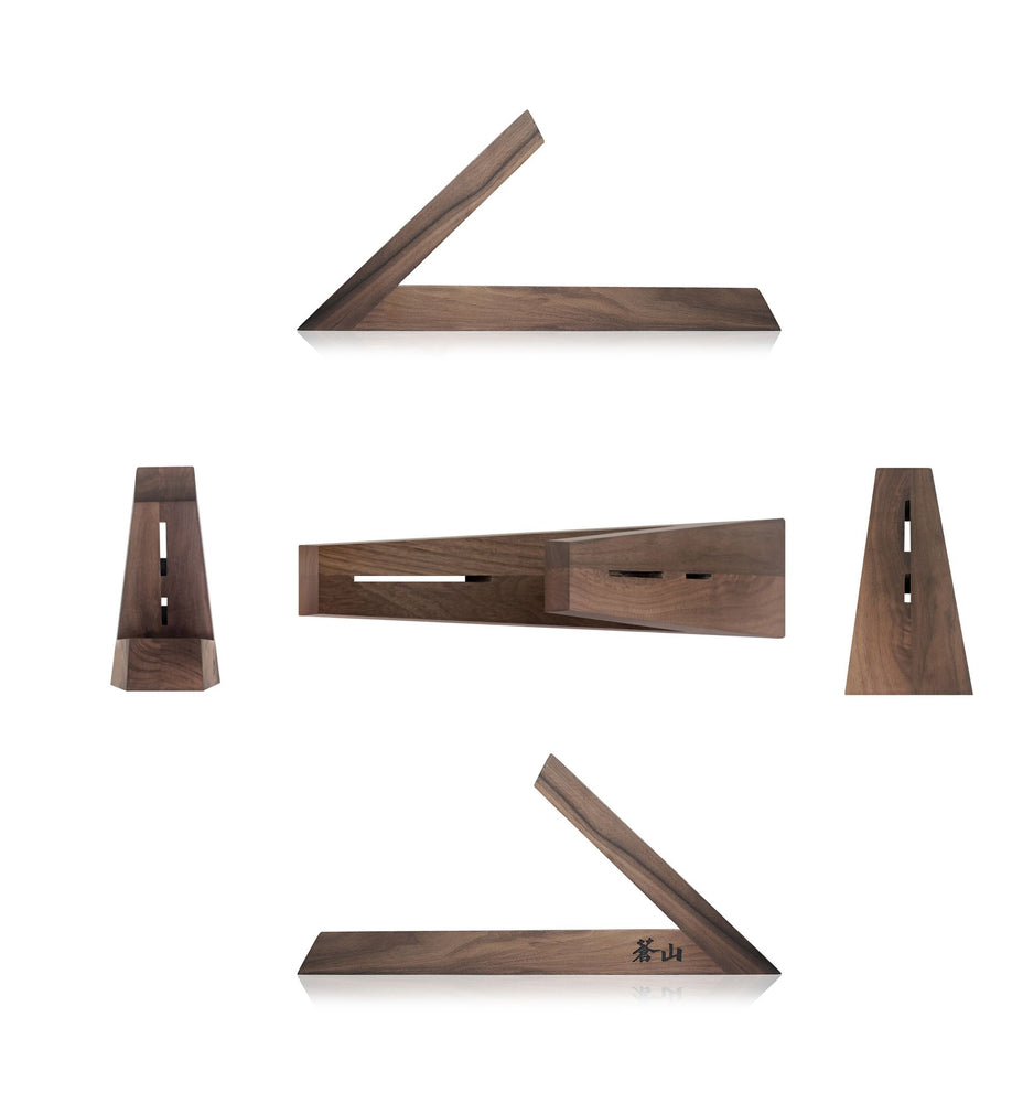 
                  
                    Load image into Gallery viewer, Cangshan TAI Triangle Walnut Wood Knife Block
                  
                