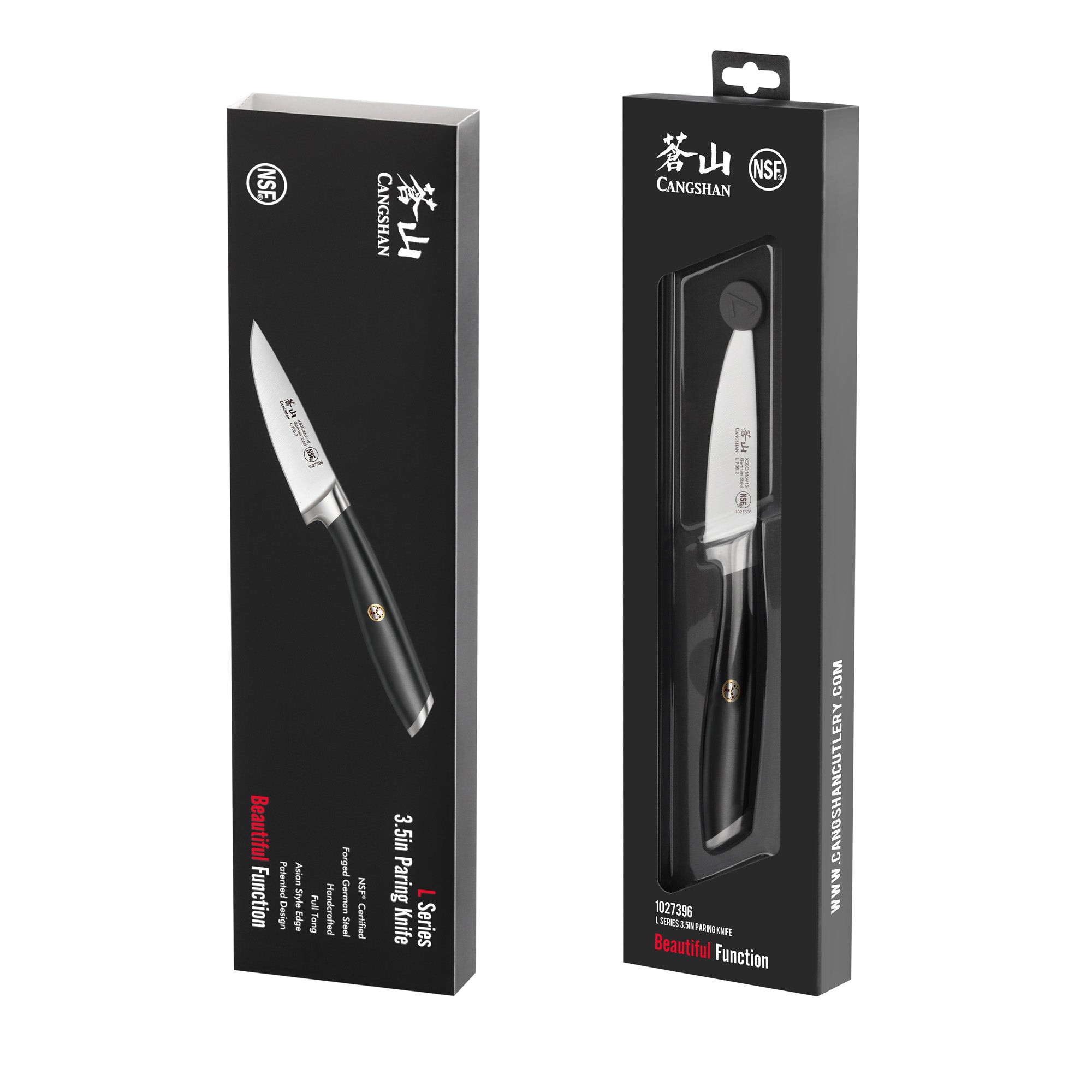 L & L1 Series 3.5-Inch Paring Knife, Forged German Steel