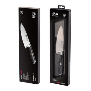 Cangshan L Series 1026917 German Steel Forged 3-Piece Starter Knife Set, Black