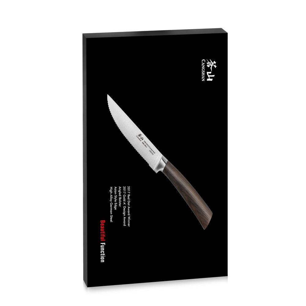
                  
                    Load image into Gallery viewer, A Series 4-Piece Steak Knife Set, Forged German Steel, 1022292
                  
                