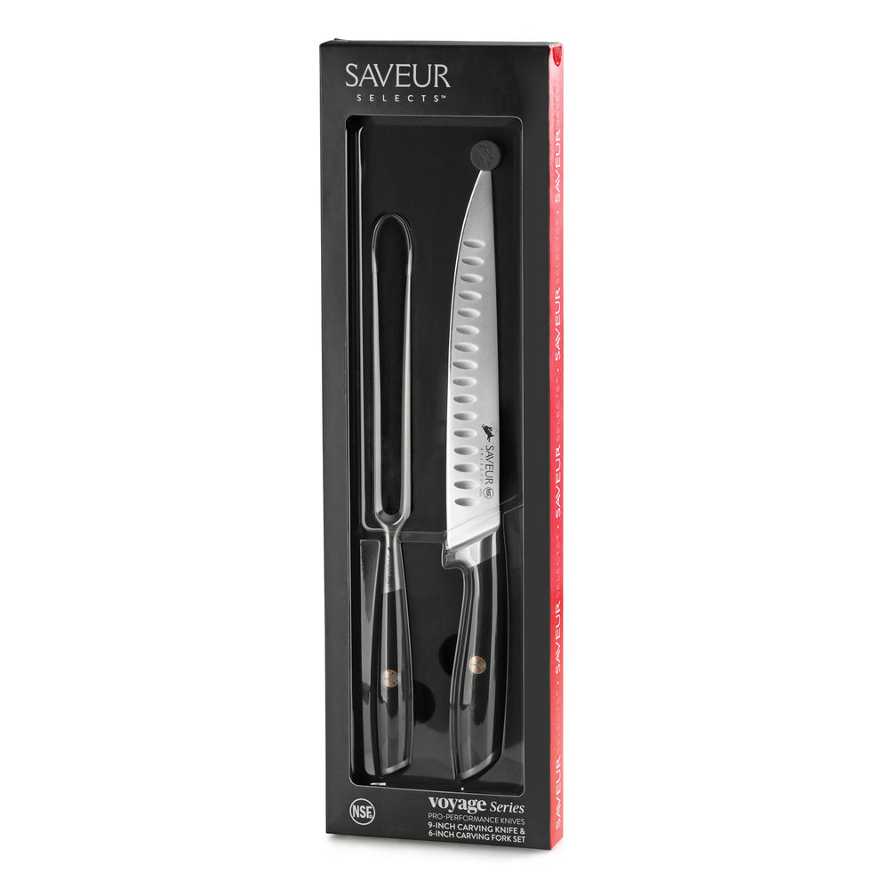 Classic Cuisine Electric Carving Knife Set w/ 2 Stainless Steel Blades -  9097720