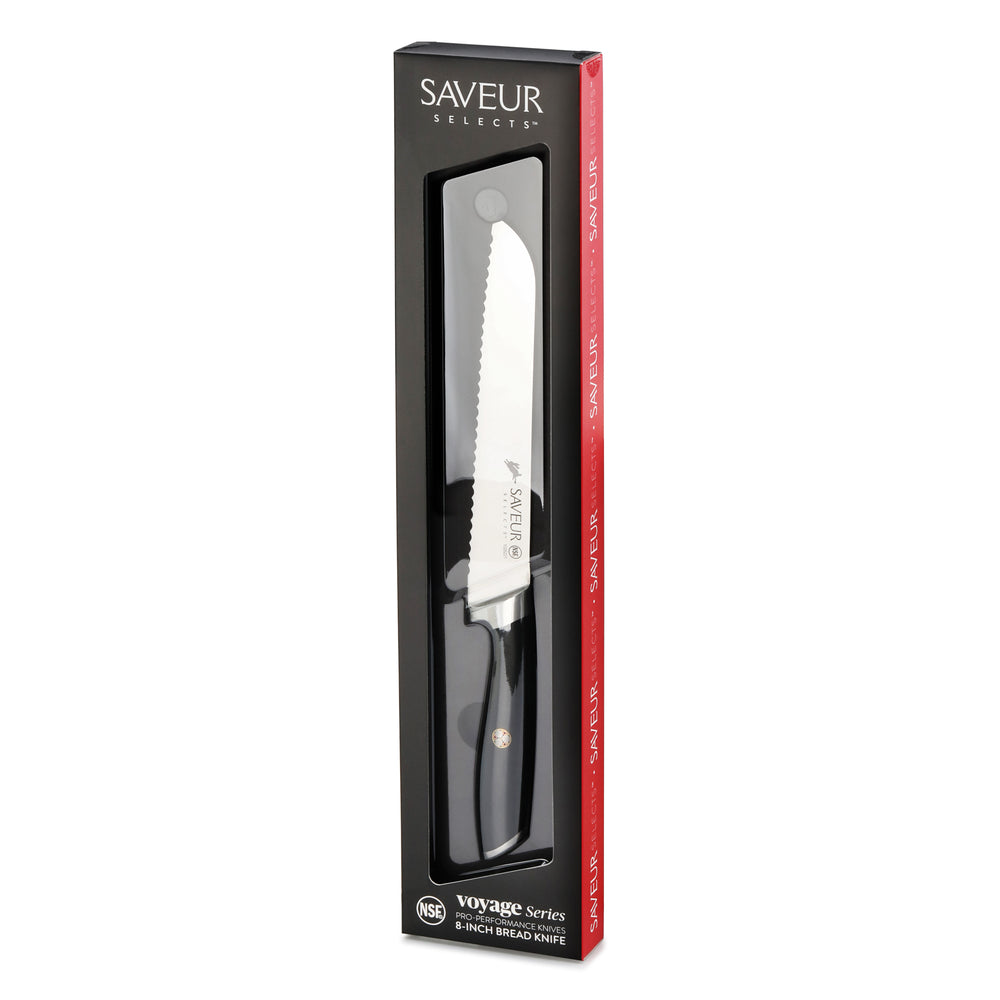 
                  
                    Load image into Gallery viewer, Saveur Selects 8-Inch Bread Knife, Forged German Steel, 1026221
                  
                