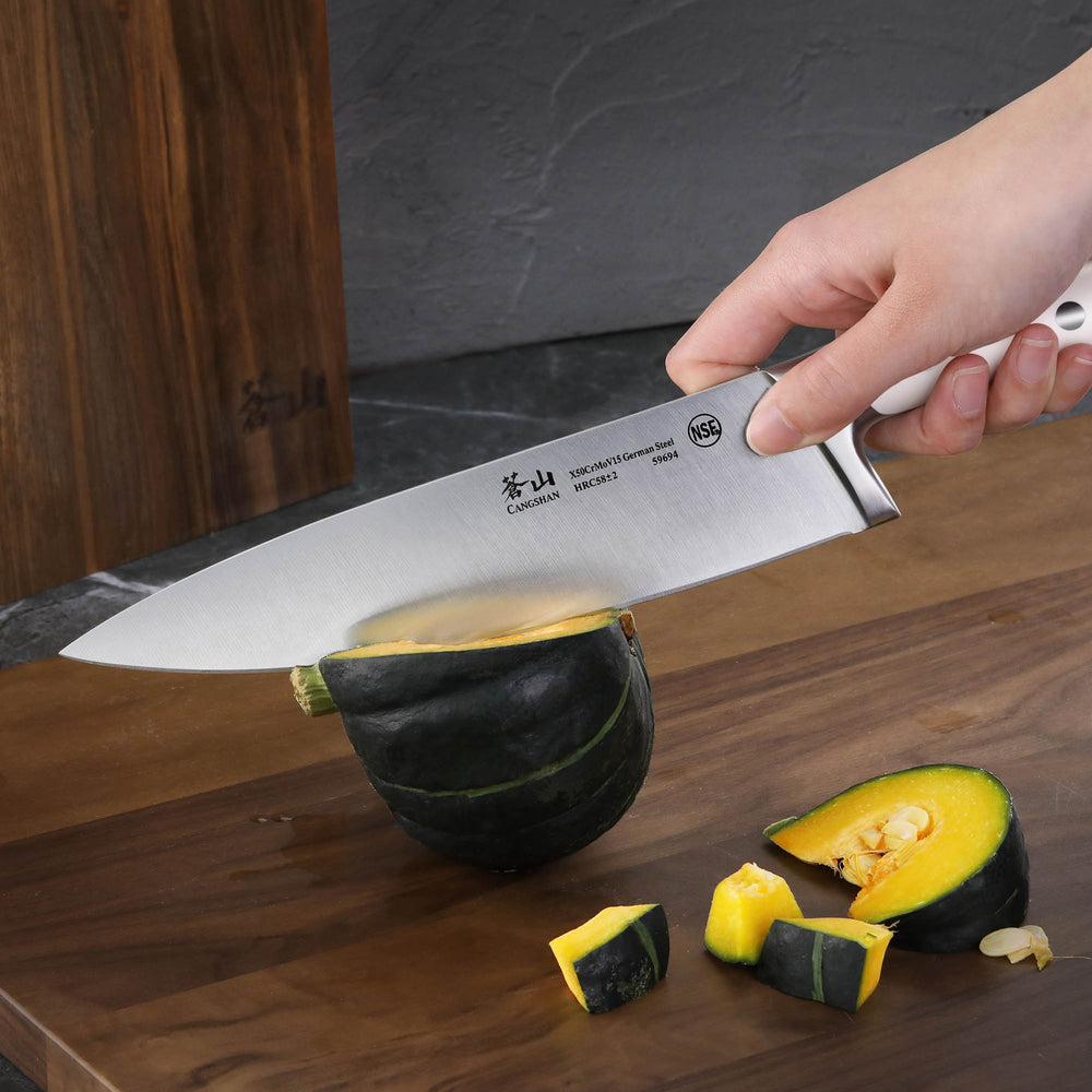 L Series 4-Piece Knife Block Set, Forged German Steel, HUA Acacia Knif –  Cangshan Cutlery Company