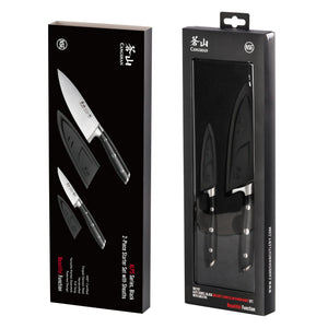 
                  
                    Load image into Gallery viewer, Cangshan ALPS Series 502797 German Steel Forged 2-Piece Starter Set with Sheaths, Black
                  
                