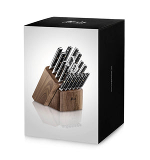 
                  
                    Load image into Gallery viewer, Cangshan TC Series 1021455 Swedish 14C28N Steel Forged 17-Piece Knife Block Set, Walnut
                  
                