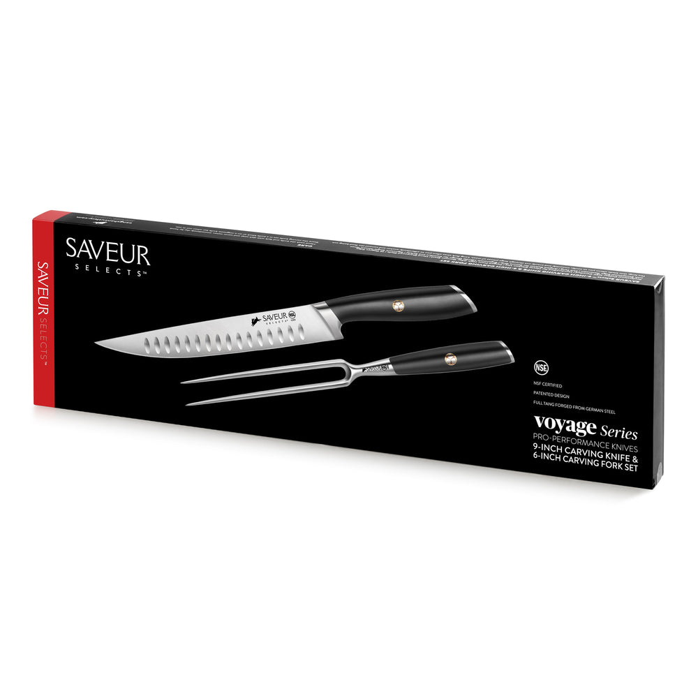 
                  
                    Load image into Gallery viewer, Saveur Selects 2-Piece Carving Set, Forged German Steel, 1026283
                  
                