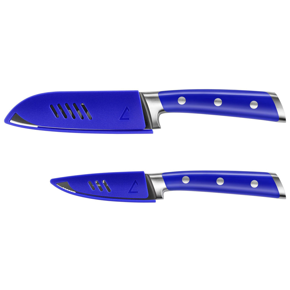 Titanium Cutlery 2-Piece Santoku Knife Set