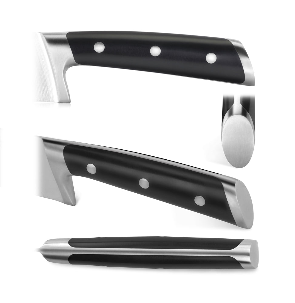 
                  
                    Load image into Gallery viewer, S Series 8-Inch Chef&amp;#39;s and 7-Inch Santoku Knife Set, German Steel Forged, 59670
                  
                