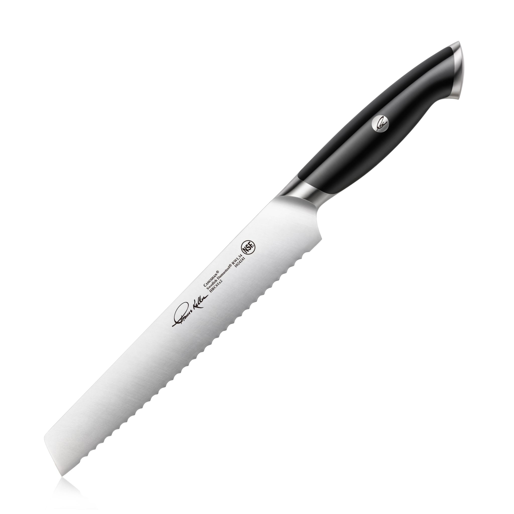 TKSC 8-Inch Bread Knife, Forged Swedish Powder Steel, Thomas Keller Signature Collection, 1024241