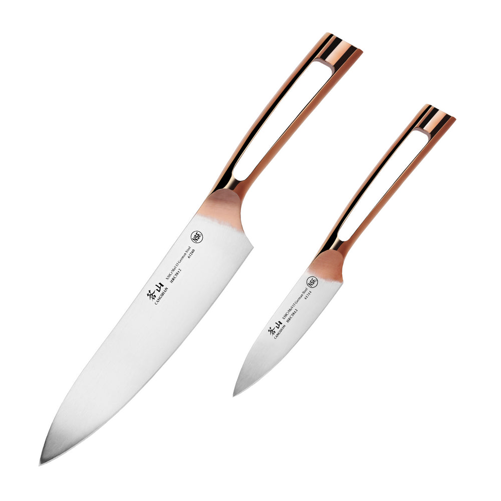 United Series 2-Piece Starter Knife Set, 8-Inch Chef's Knife and 3.5-I –  Cangshan Cutlery Company
