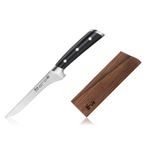 TS Series 6-Inch Boning Knife with Wood Sheath, Forged Swedish 14C28N Steel, 1020786