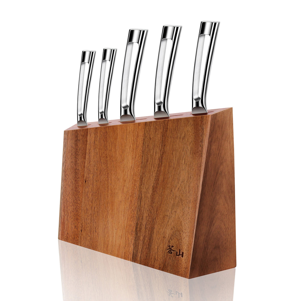 Shopmania 102 Kitchen Knife Set with Wooden Block and Scissors (5