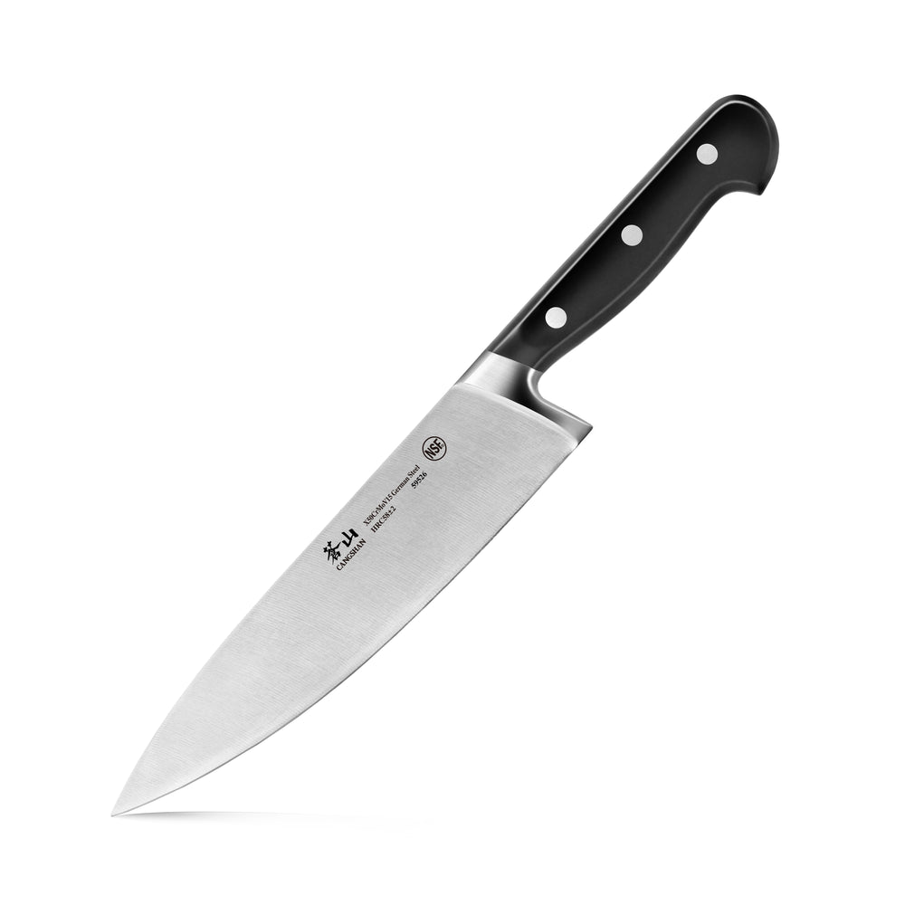 
                  
                    Load image into Gallery viewer, Cangshan V2 Series 59526 German Steel Forged Chef Knife, 8-Inch
                  
                