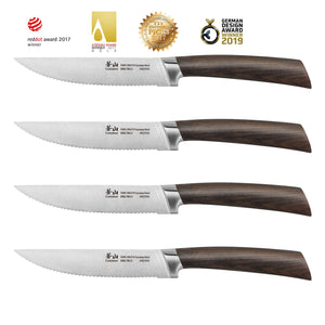 
                  
                    Load image into Gallery viewer, Cangshan A Series 1022292 German Steel Forged 4-Piece Steak Knife Set
                  
                