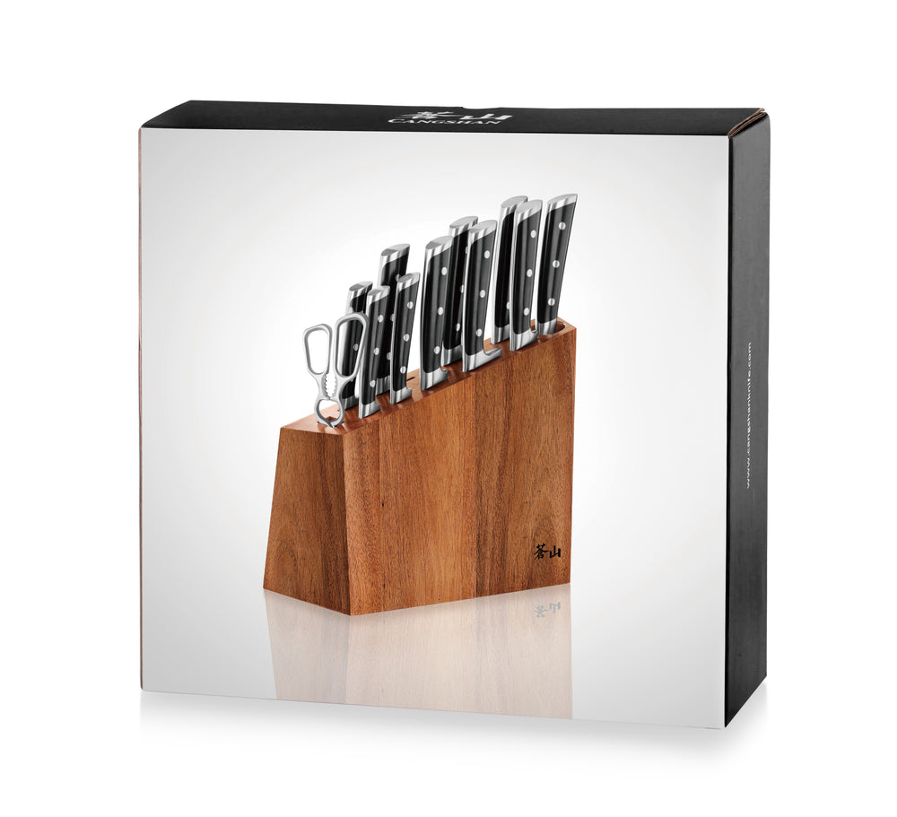 
                  
                    Load image into Gallery viewer, Cangshan S Series 60140 12-Piece German Steel Forged Knife Block Set
                  
                